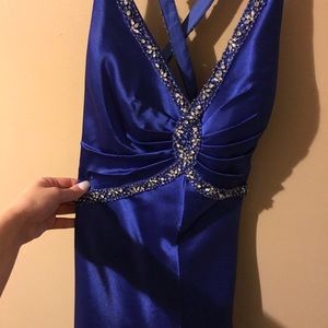 Royal Blue Embellished Dress